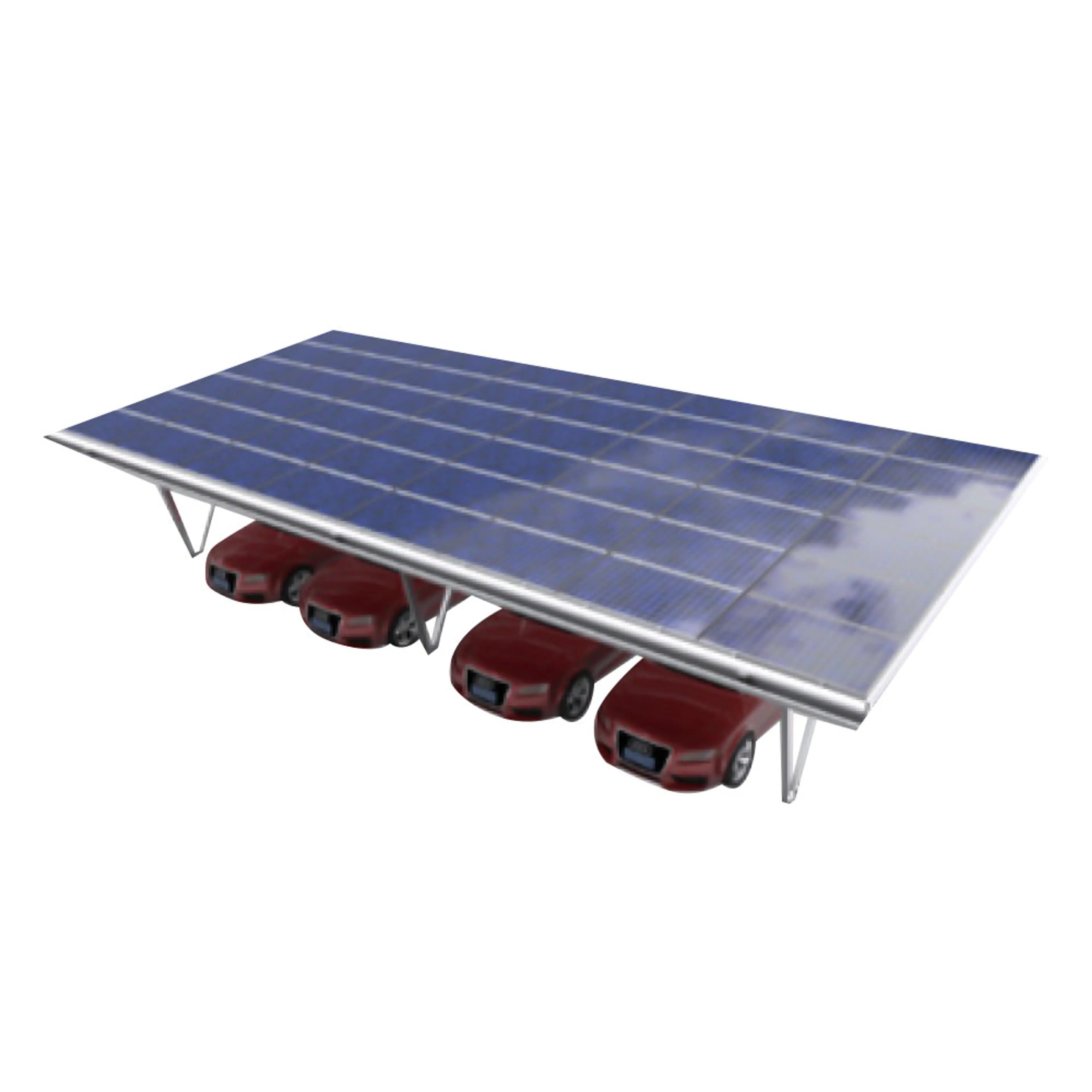 MARQUESINA FOTOVOLTAICA PARA CUATRO