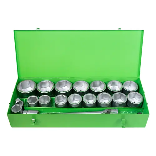 ESTUCHE METÁLICO DE 21 VASOS HEXAGO