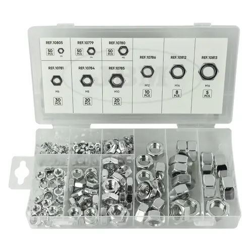 ESTUCHE DE TUERCAS 243PCS