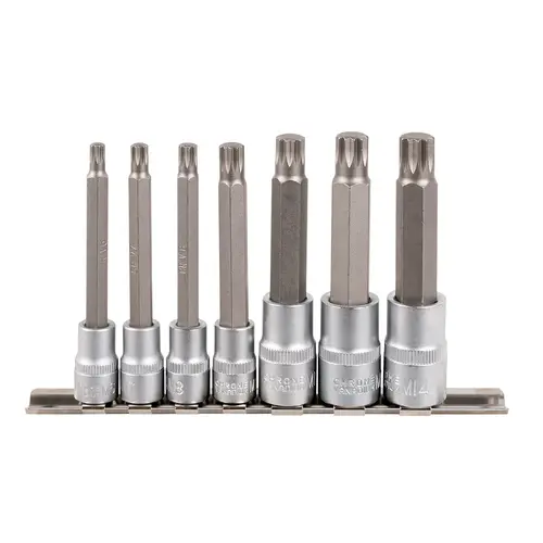 JUEGO DE 7  PUNTAS DE 12 CANTOS CON