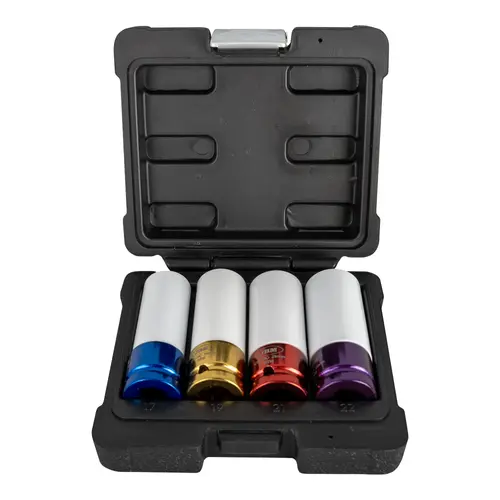 SET DE 4 VASOS DE IMPACTO DE 1/2" E