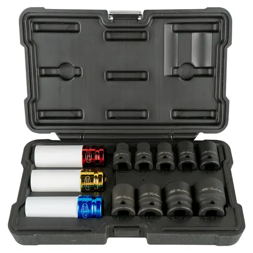 SET DE 12 VASOS DE IMPACTO DE 1/2" 