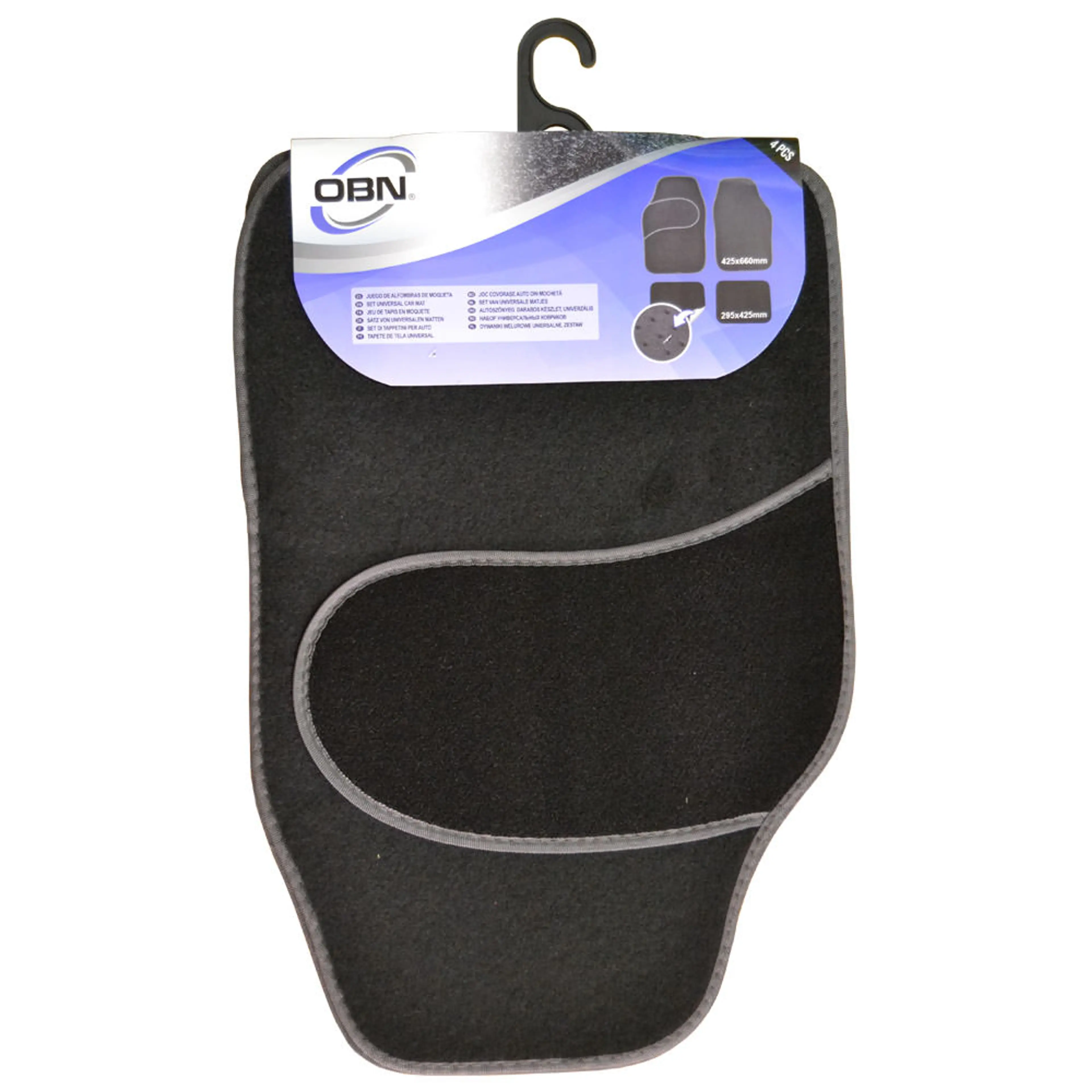 SET DE 4 ALFOMBRAS DE MOQUETA - TAL