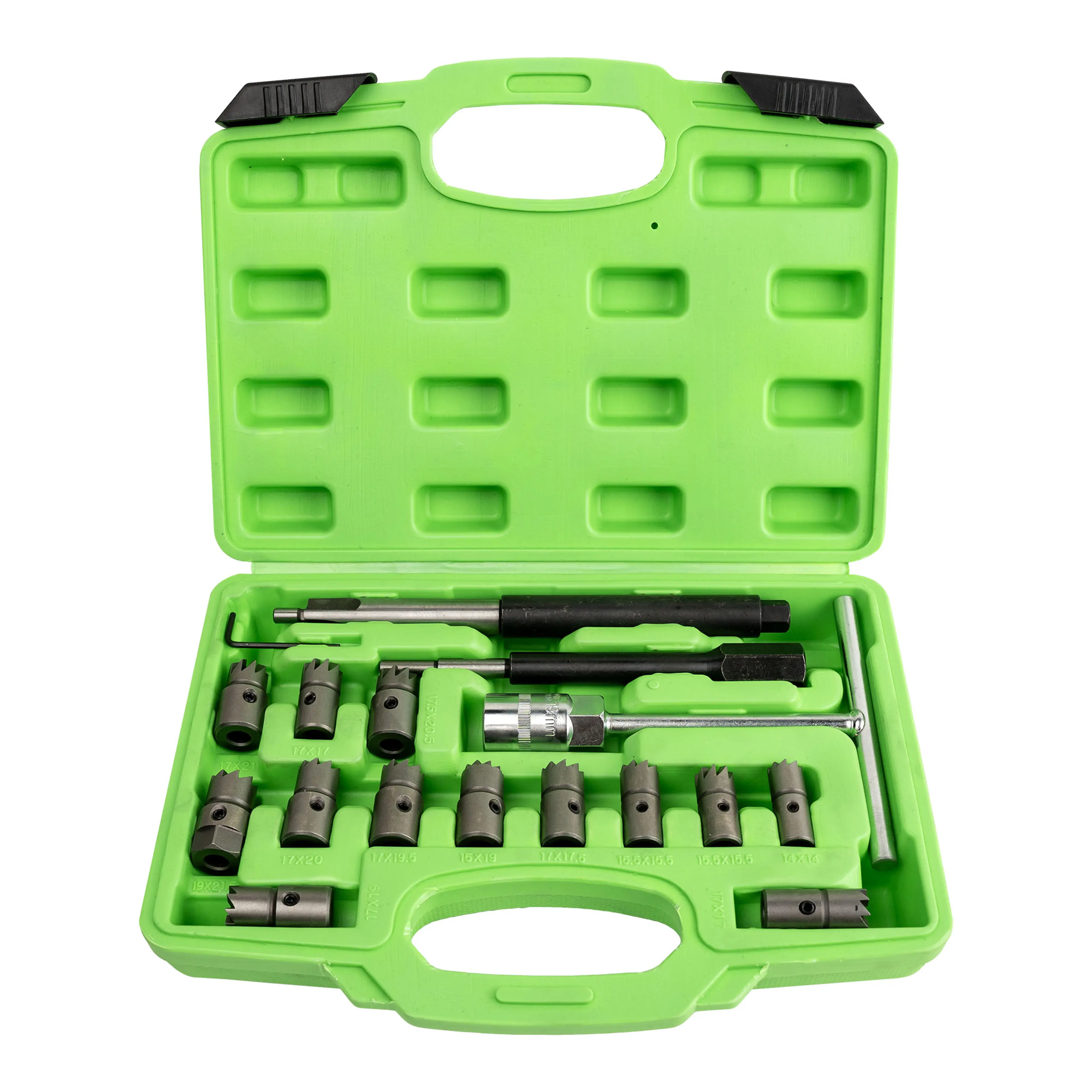 SET ESCARIADOR INYECTORES 17PCS