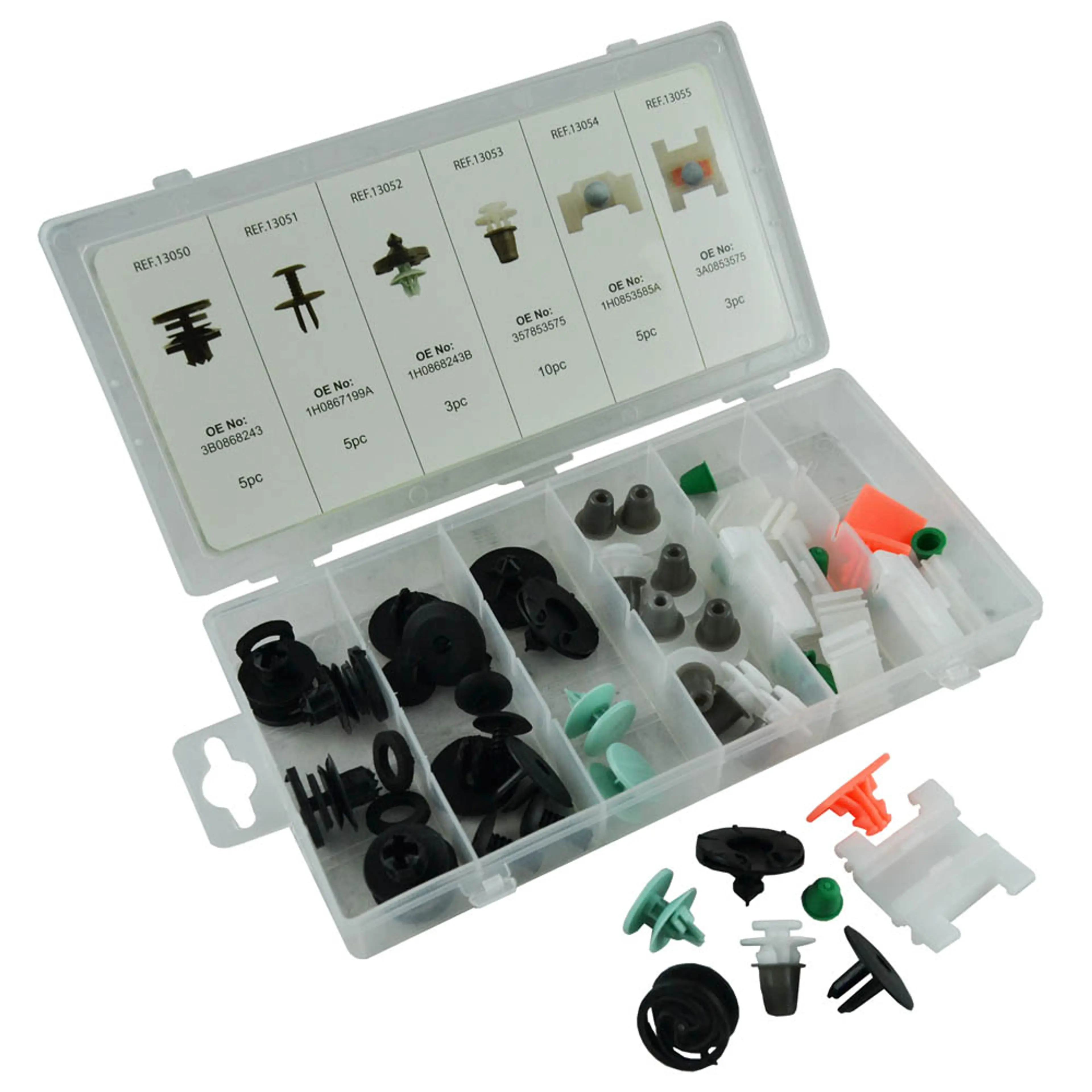 ESTUCHE DE CLIPS PLÁSTICOS AUDI 31P