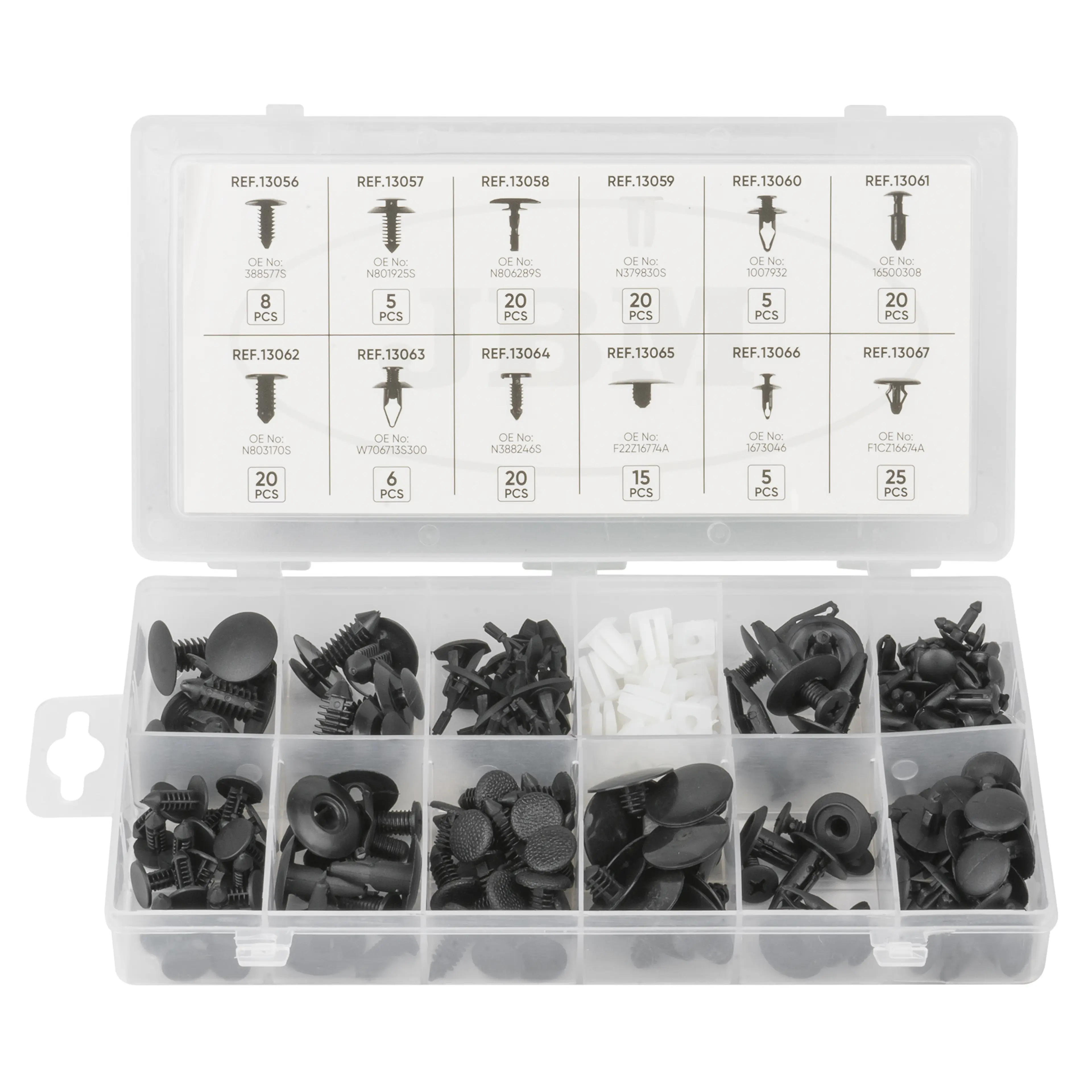 ESTUCHE DE CLIPS PLÁSTICOS FORD 169