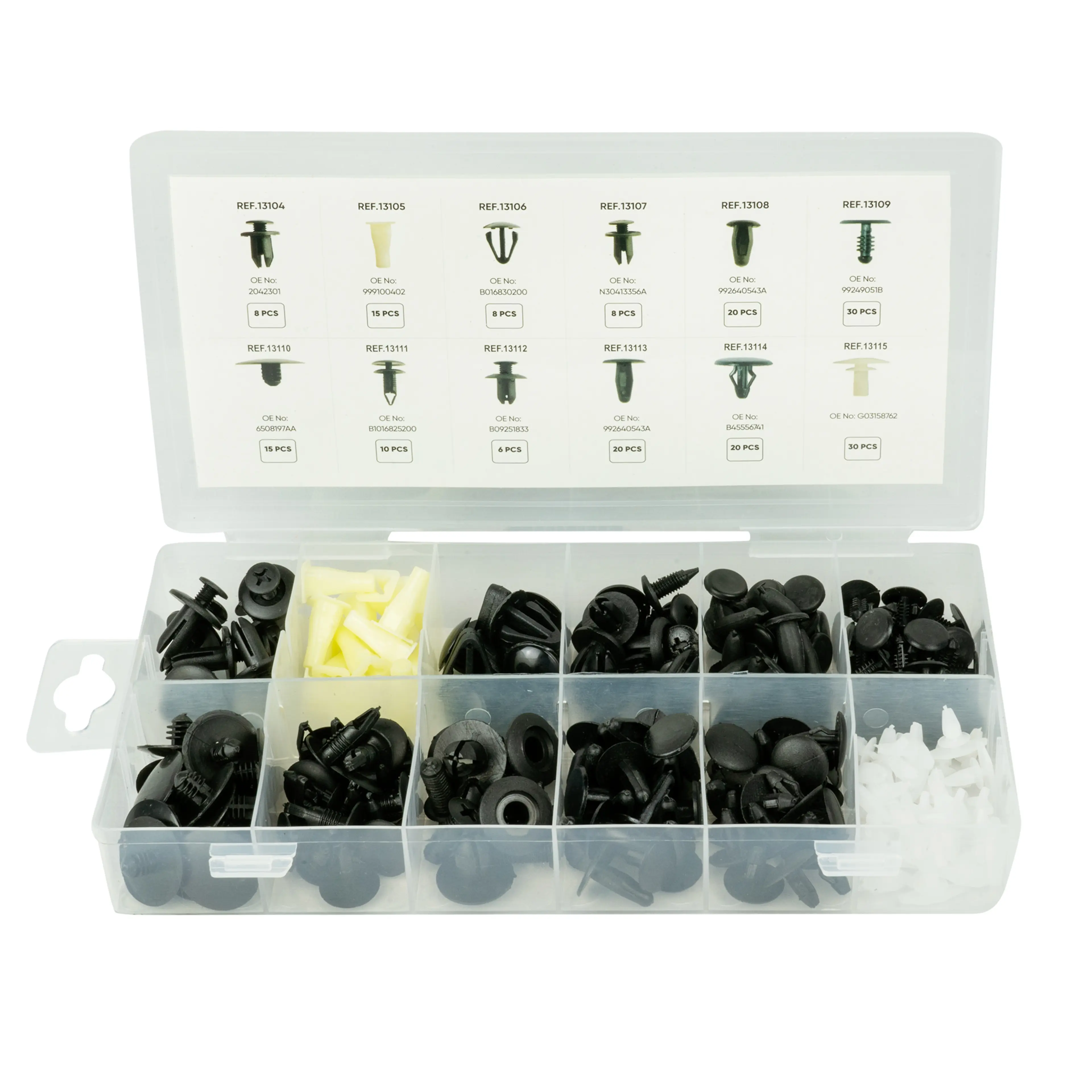 ESTUCHE DE CLIPS PLÁSTICOS MAZDA 19