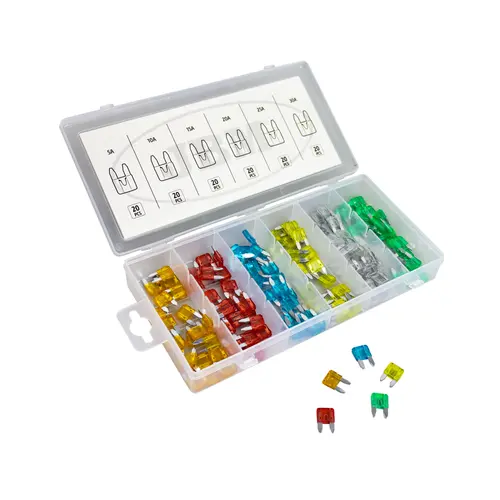 ESTUCHE DE MINI FUSIBLES 120PCS