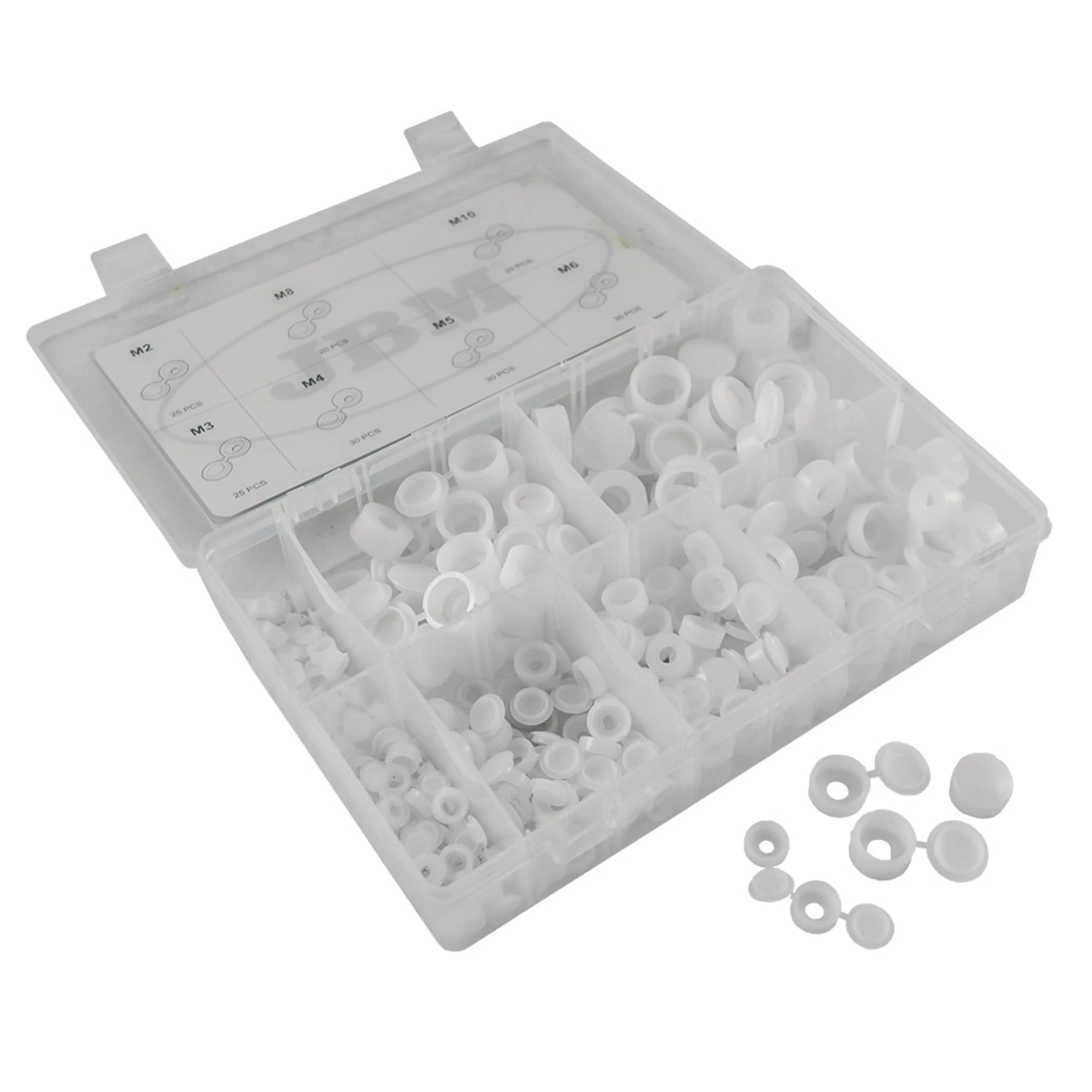 ESTUCHE DE PASACABLES DE GOMA 180PC