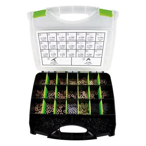 ESTUCHE DE ARANDELAS DE COBRE PARA 