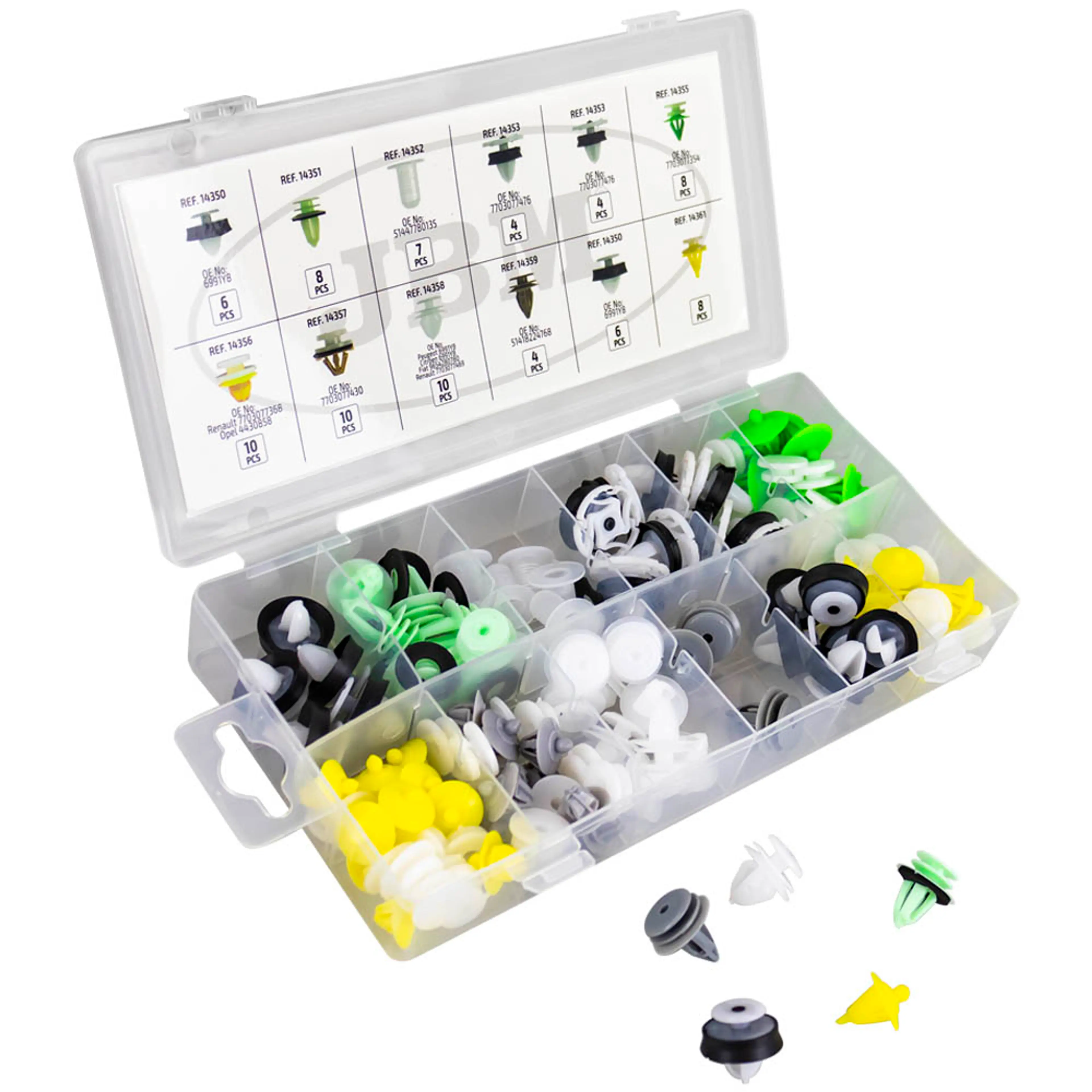 ESTUCHE DE CLIPS RENAULT/DACIA PARA