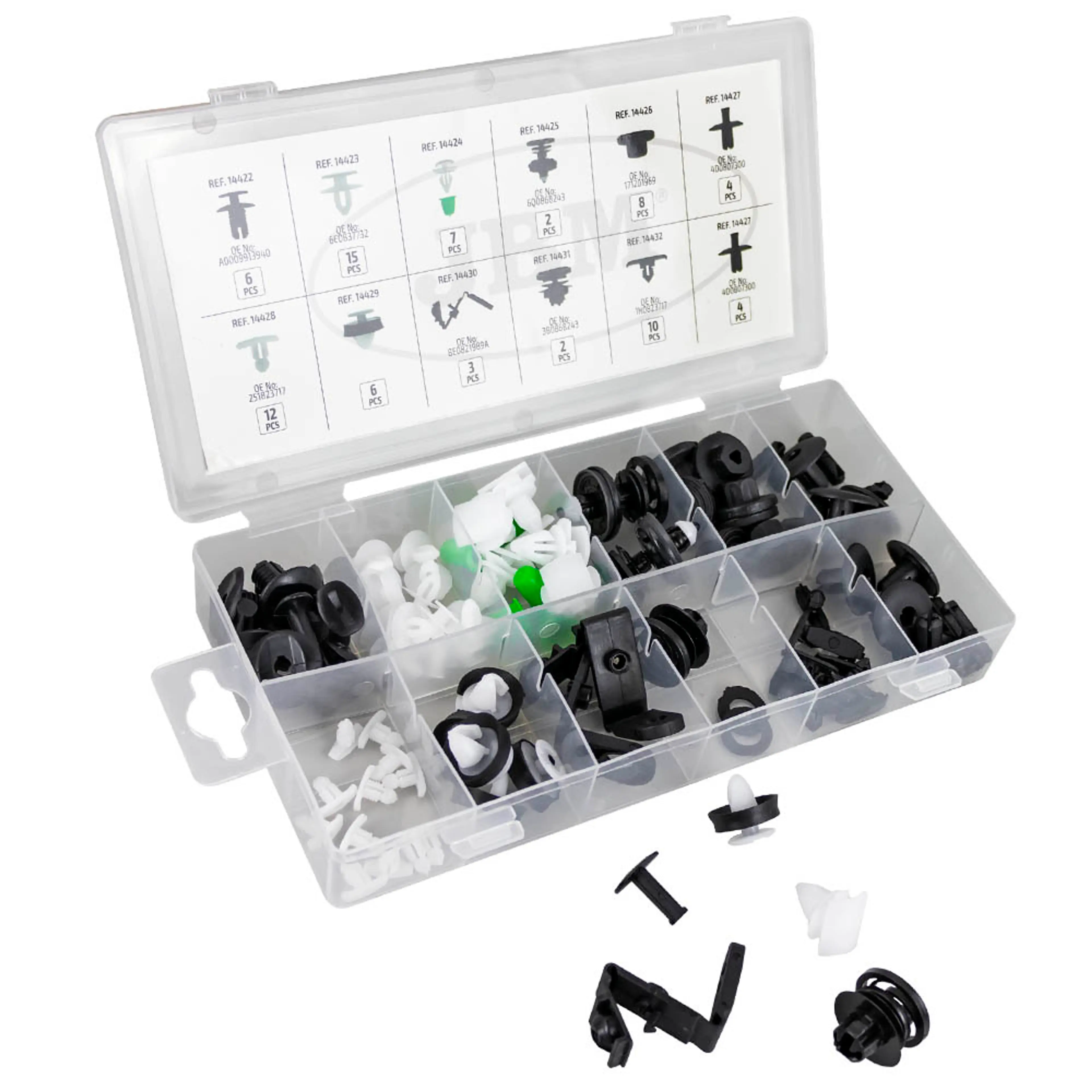 ESTUCHE DE CLIPS VAG/SEAT/SKODA PAR