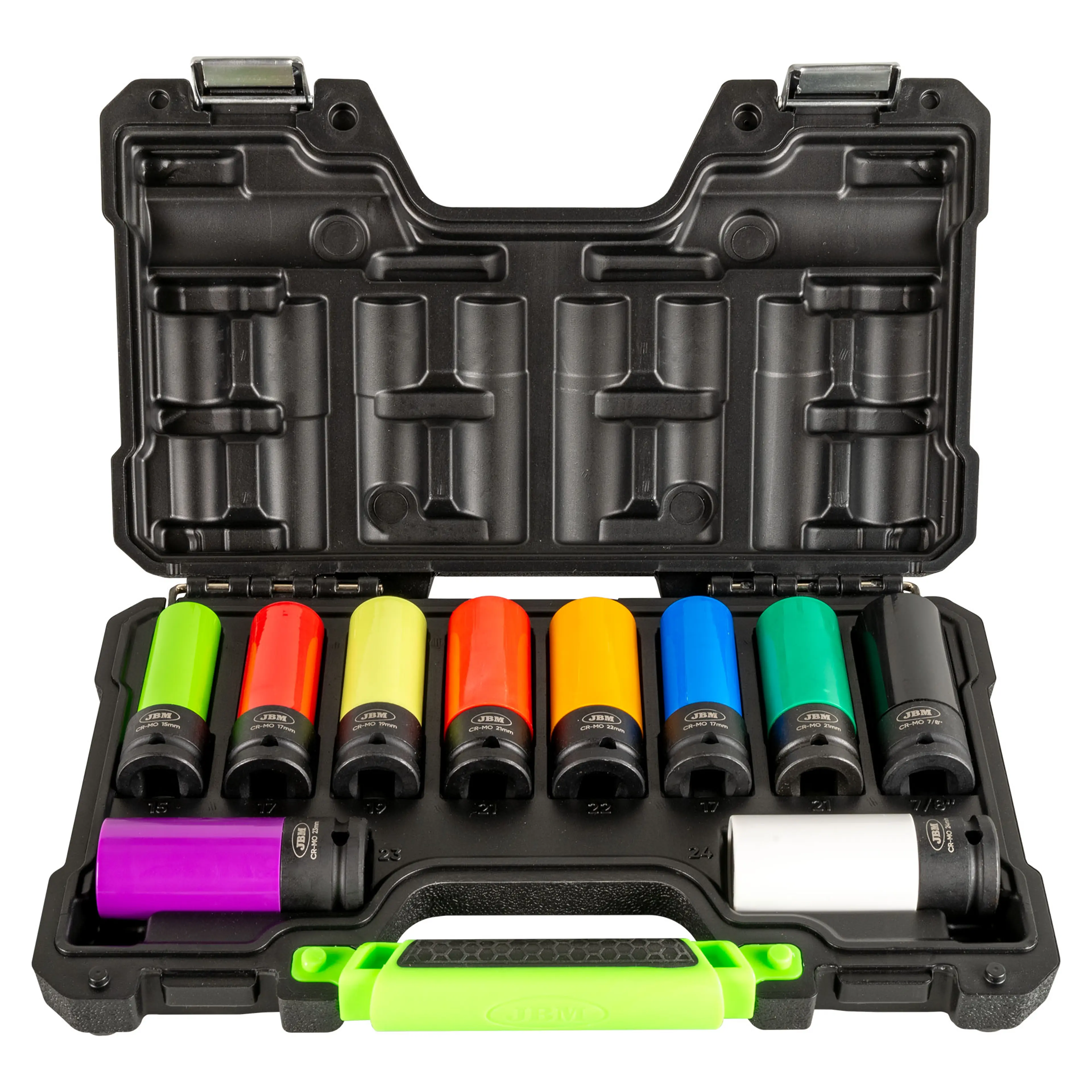 SET DE 10 VASOS DE IMPACTO DE 1/2" 