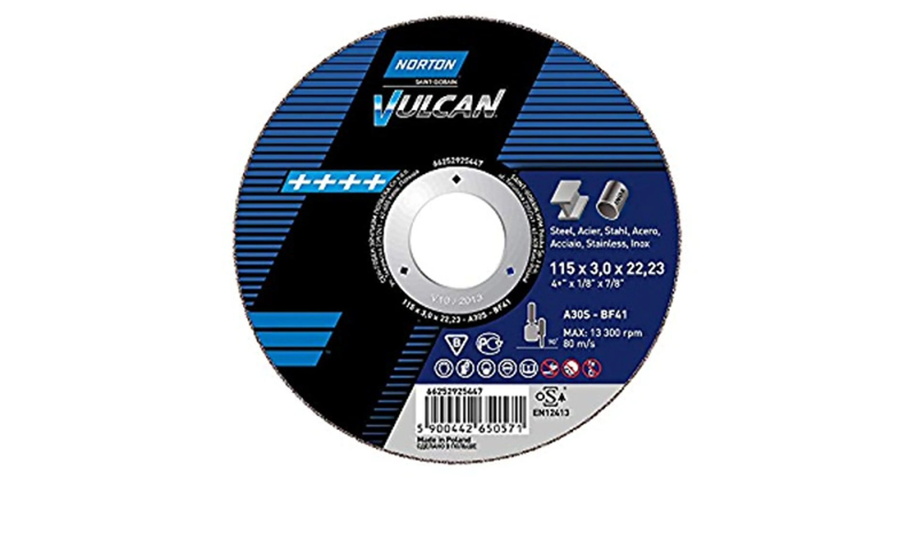 NORTON VULCAN DISCO 125X1X22