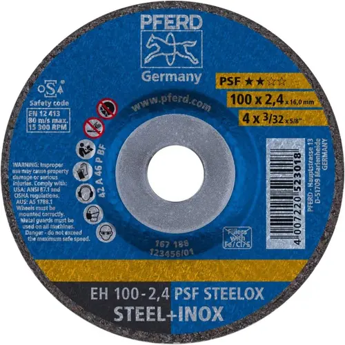 DISCO DESBASTE E 125-7 PSF STEELOX